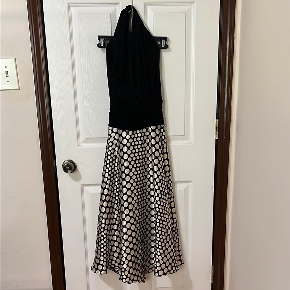 Connected Apparel Halter Dress